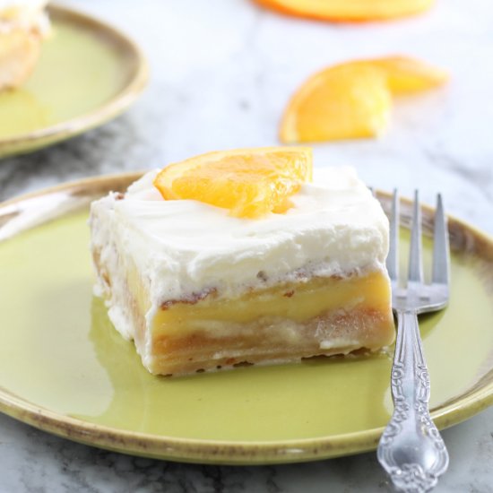 Orange Creamsicle bars