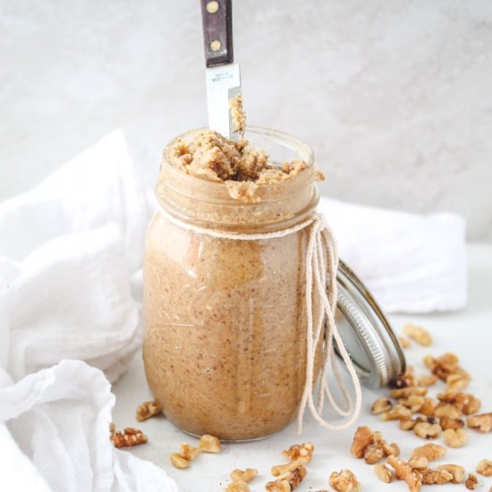 Homemade Roasted Walnut Butter