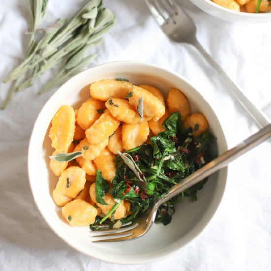 Buttery Sweet Potato Gnocchi