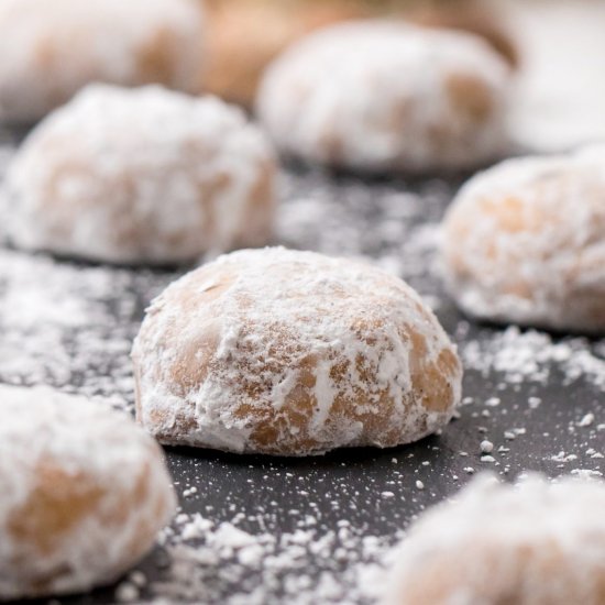 Chai-spiced snowball cookies