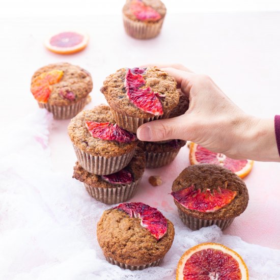 Vegan Orange Spelt Muffins