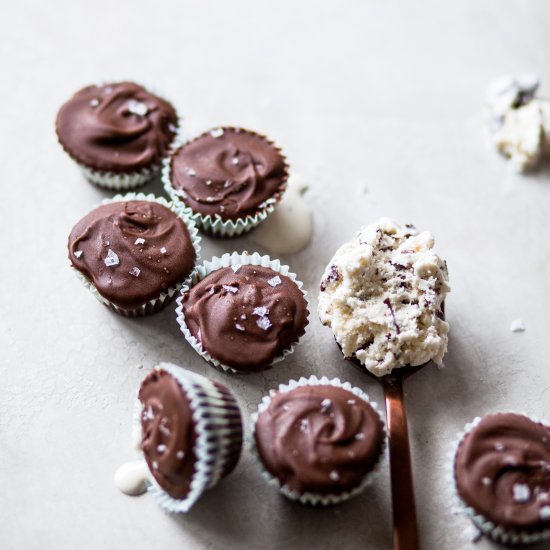 chocolate covered ice cream cups