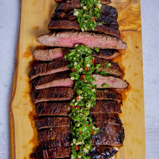 Marinated Flank Steak & Chimichurri