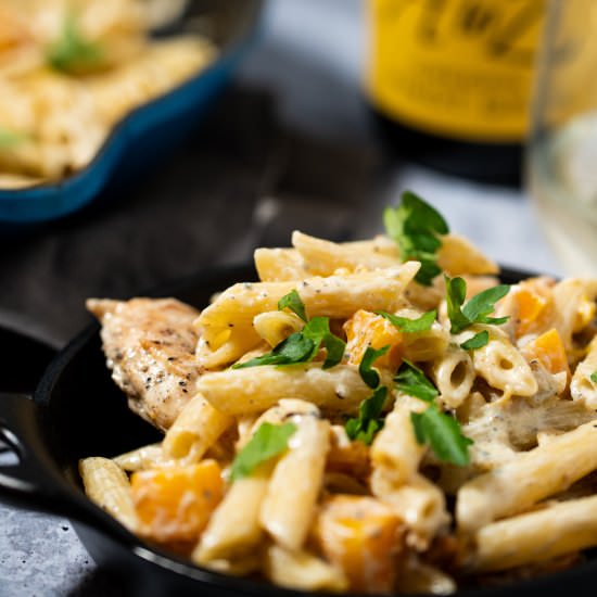 Butternut Squash-Gorgonzola Alfredo