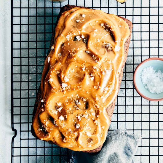 Salted Caramel Banana Bread