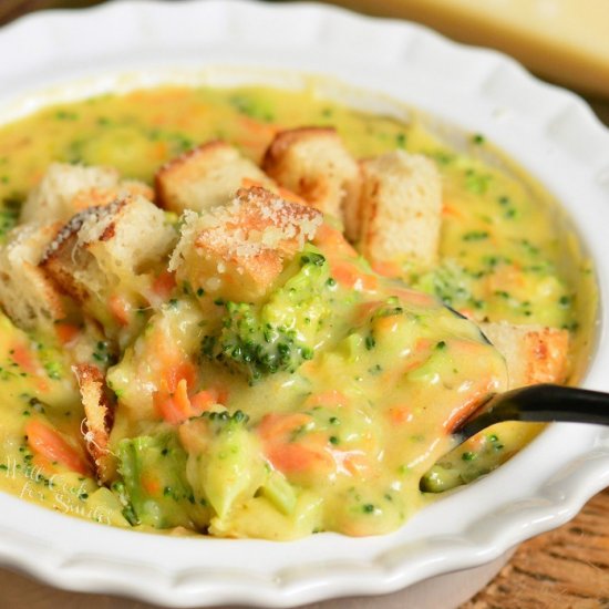 Italian Broccoli Cheese Soup