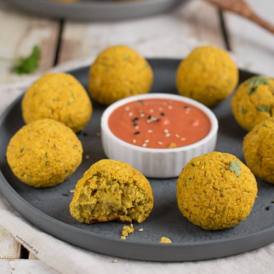 Baked Vegan Falafel