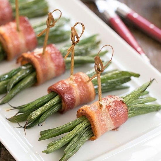 Green Bean and Bacon Bundles