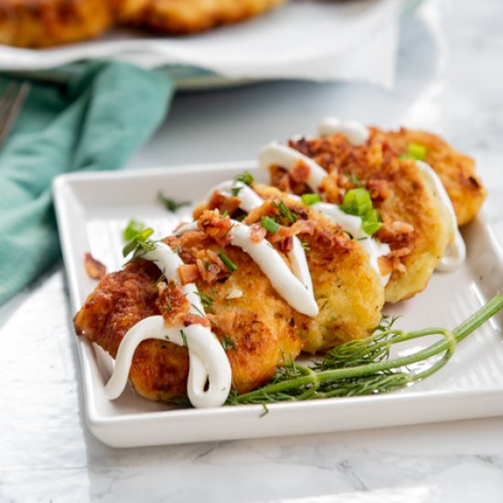 Leftover Mashed Potato Cakes