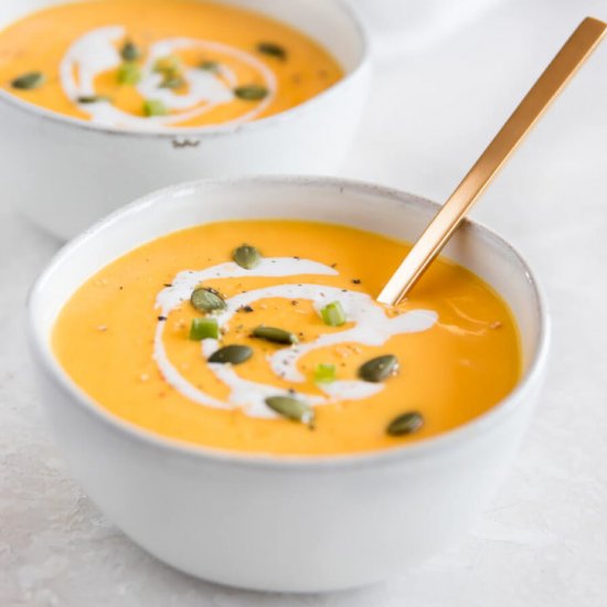 Instant Pot Butternut Squash Soup