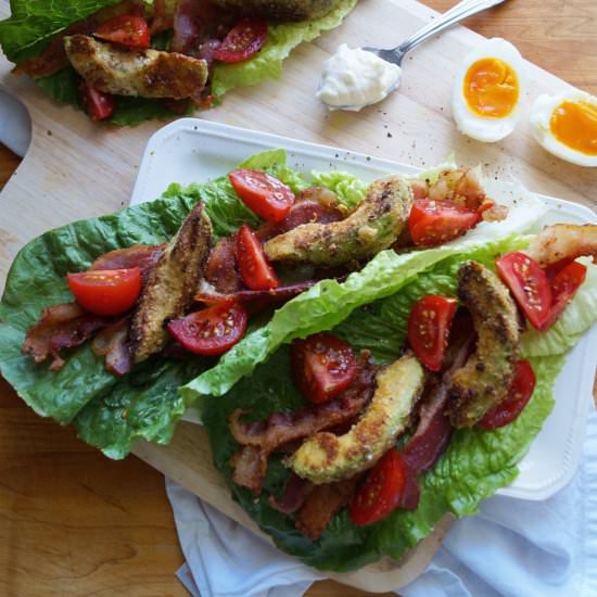 Fried Avocado BLT (Whole30/Keto)