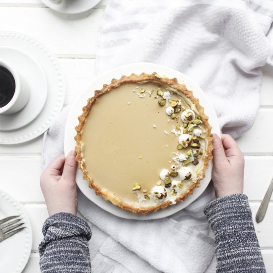 EARL GREY PANNA COTTA TART