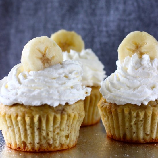 Gluten-Free Vegan Banana Cupcakes