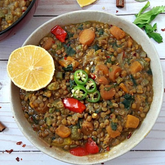 Moroccan Lentil Stew