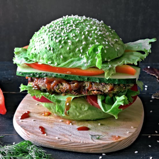 Vegan Avocado Burger