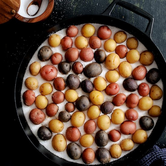 Skillet Salt-Roasted Potatoes