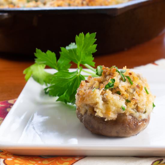 Sausage Stuffed Mushrooms