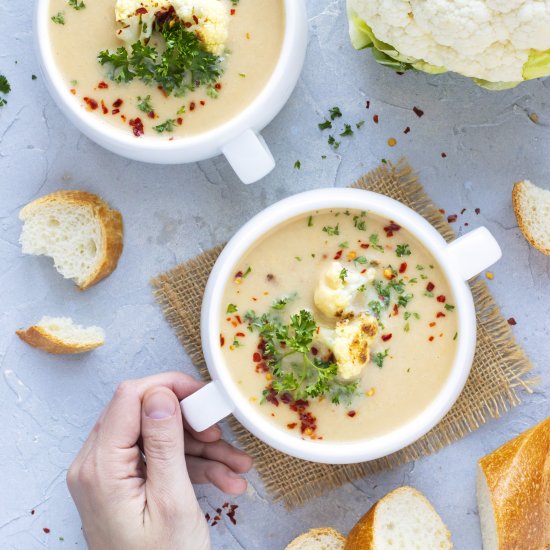 Healthy Cauliflower Soup