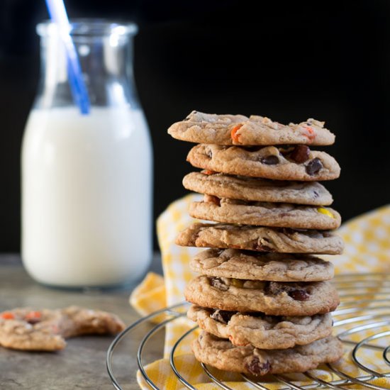 Browned Butter Reese’s Cookies