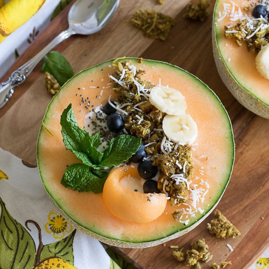 Cantaloupe Breakfast Bowl