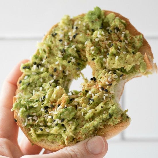 Avocado Bagel Toast