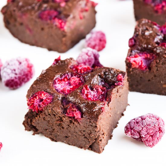 Fudge Raspberry Brownies