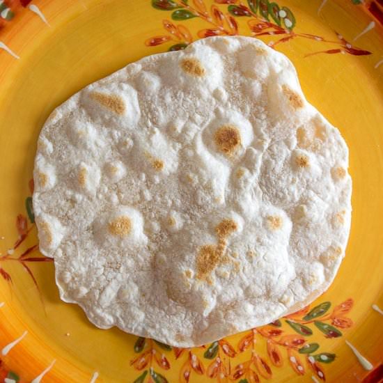 Flour Tortillas Made With Bacon Fat