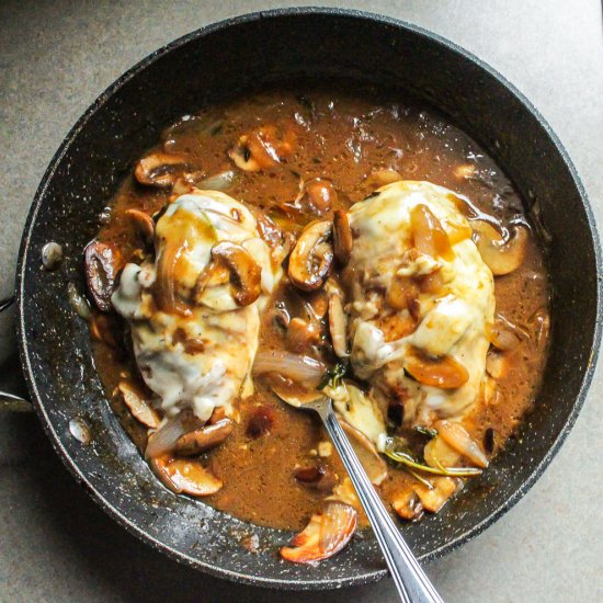 French Onion Smothered Chicken