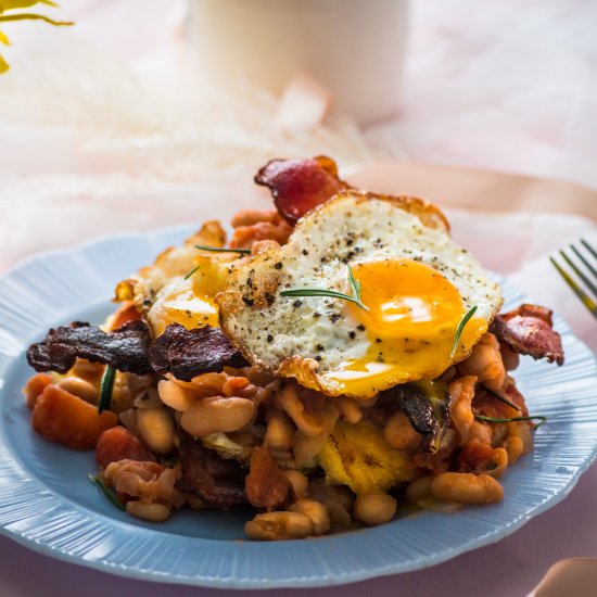 Breakfast Polenta Stacks