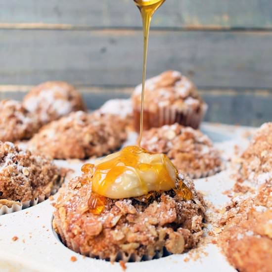 Chai spiced pear muffins