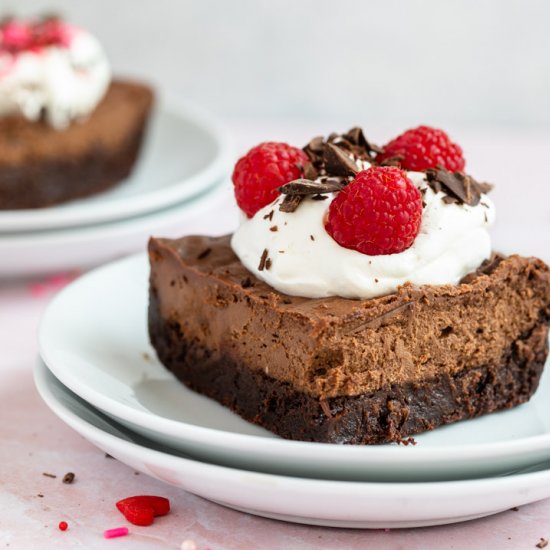 Brownie Chocolate Cheesecake Bars