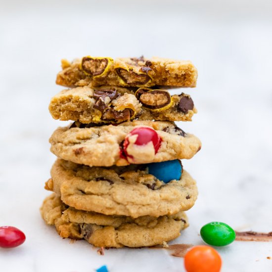 Peanut Butter M&M cookies