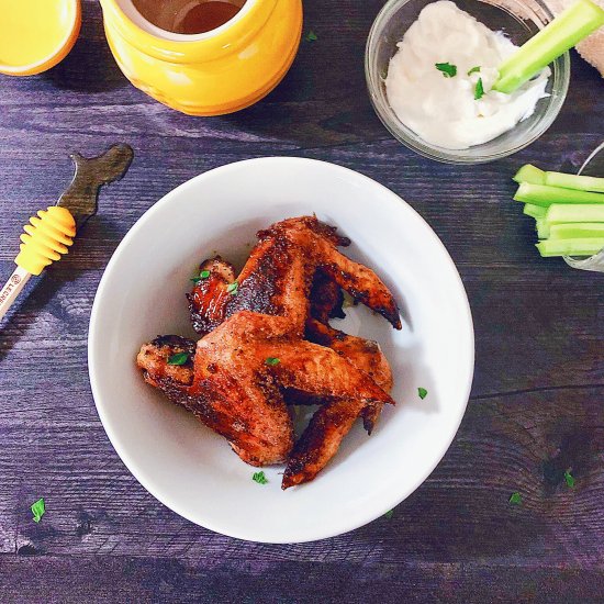 Baked Honey Garlic Wings