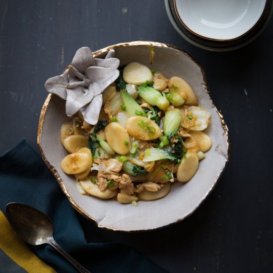 Stir-fried Nian Gao Rice Cakes