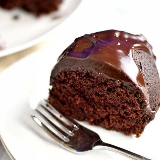 GF Chocolate Sour Cream Bundt Cake