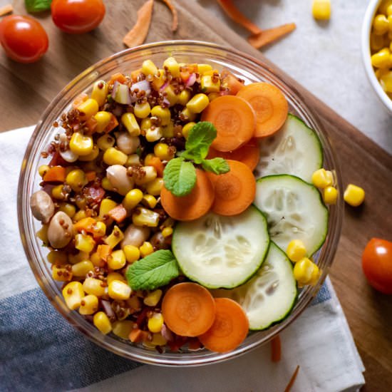 Sweet Corn Quinoa Salad