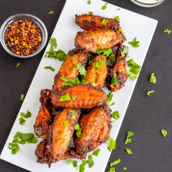 Dry Rub Baked Chicken Wings