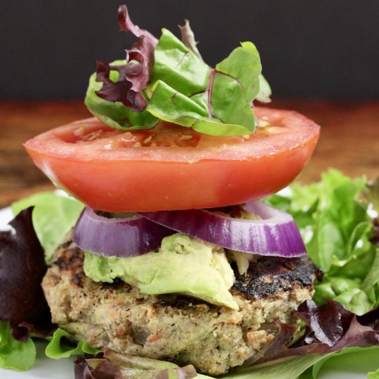 Paleo Veggie-Infused Turkey Burger