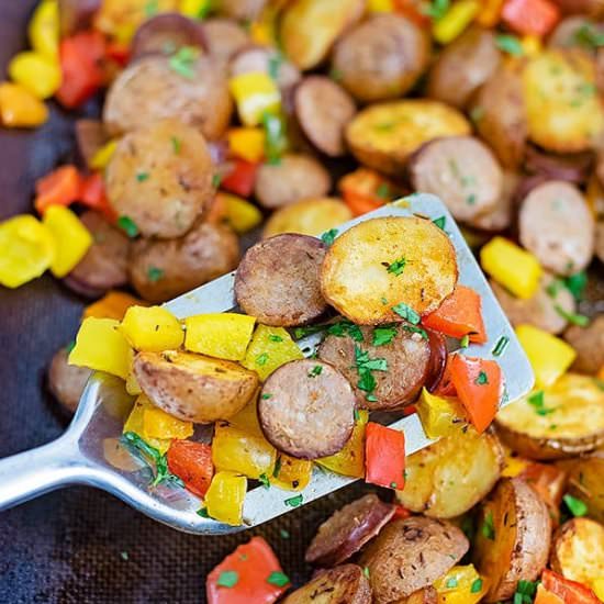 Kielbasa & Potato Sheet Pan Dinner