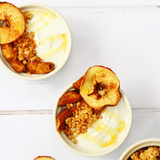 Apple and Cinnamon Quark Breakfast