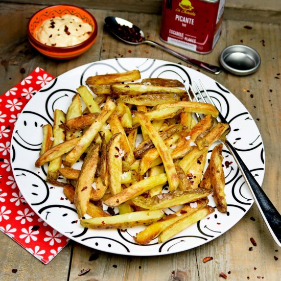 Crispy oven baked fries