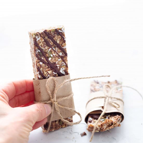 No Bake Superfood Granola bars