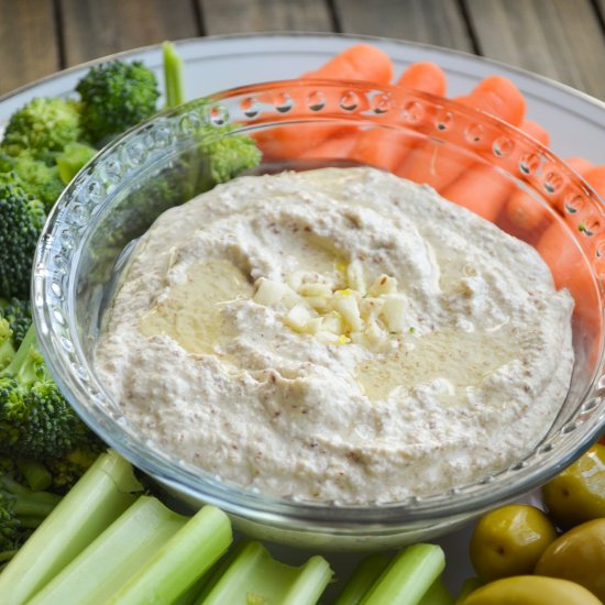 Garlic Green Olive Hummus