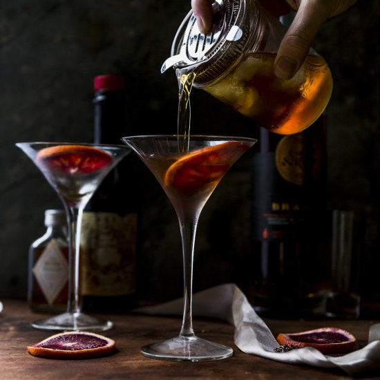 brandy manhattan cocktail