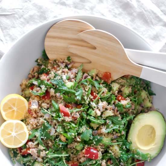 Quinoa & Black Eyed Peas Salad