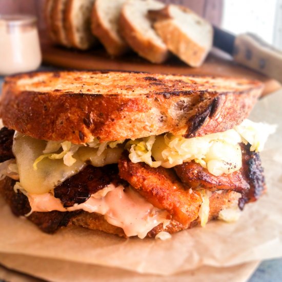 Tempeh Reuben Sandwich