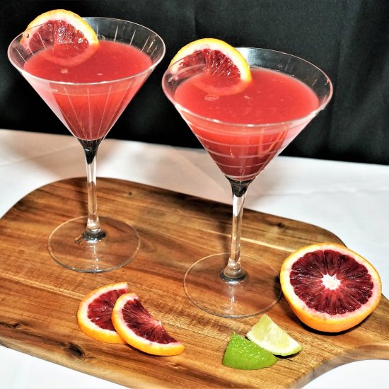 Blood Orange Martini