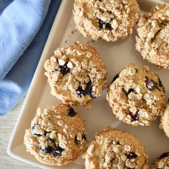 Blueberry Streusel Muffins