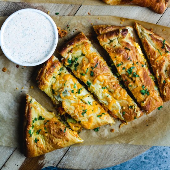 Broccoli Cheddar Calzones