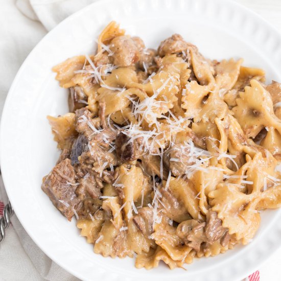 Beef Stroganoff Pasta